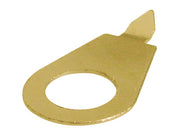 Boston DP-3095-G pointer washers, 6-pack, 30 degrees angled point, 9,5mm hole for inch pots, gold