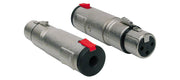 Boston AT-625 verloop plug, 6,3mm jack female stereo lock metaal, XLR female