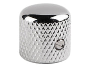 Boston KCH-210 dome knob, metal, diam 19,0 x19,0mm, with set screw, shaft size 6,1mm, chrome