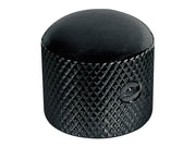 Boston KB-220 dome knob, metal, diam 18,0 x18,0mm, with set screw allen type, shaft size 6,1mm, black