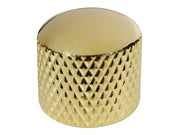 Boston KG-235 dome knob, metal, diam 19,0 x19,0mm, push on, shaft size 6,0mm, gold