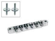 Boston B-161-C brug voor e-gitaar, "tune'o matic", chroom, stud spacing 74,0mm, stud diam 4,0mm