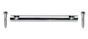 Boston SH-13-C snaargeleider, staaf model, chroom, voor 6-snarige, inclusief schroeven