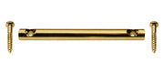 Boston SH-13-G snaargeleider, staaf model, goud, voor 6-snarige, inclusief schroeven