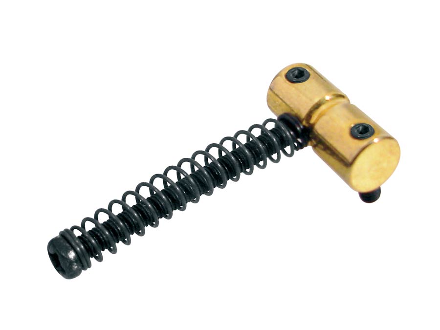 Boston S-210-G brugzadel, metaal, goud, Jocker/ Puncher bass, p=20, inclusief veer en schroef, 4-pack