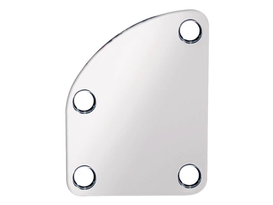 Boston NP-76-C halsplaat, 63,2x50,7mm, for contoured body heel, chroom
