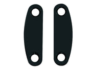 Boston NP-82-B halsplaats, 50,5x15,1mm, 2 stuks, zwart