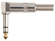 Boston S-240-S jack plug, 6,3mm, 3-polig, nikkel, haaks, 7mm