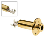Boston EPJ-67-G eindknop jack, solderen 6,3mm female jack, goud, vaste jack plaat