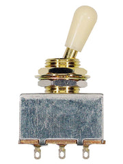 Boston SW-5-GI 3-weg toggle-schakelaar blokmodel goud