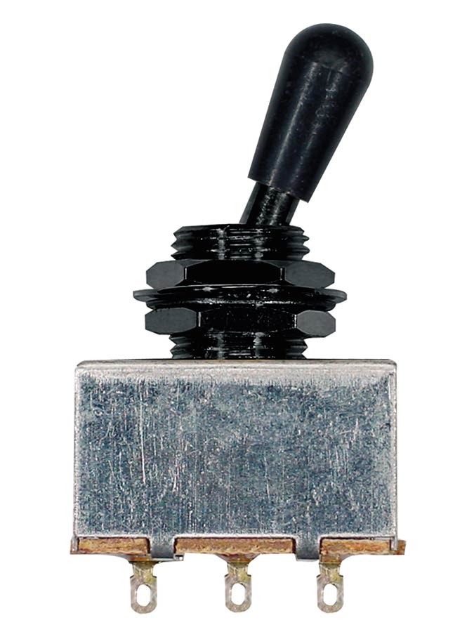 Boston SW-5-BB 3-weg toggle-schakelaar blokmodel zwart