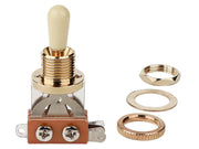 Boston SW-23-GI open 3-weg toggle-schakelaar goud