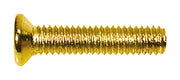 Boston PS-01-GD pickup bolt, 2,6x12mm, 12pcs, flat countersunk, gold