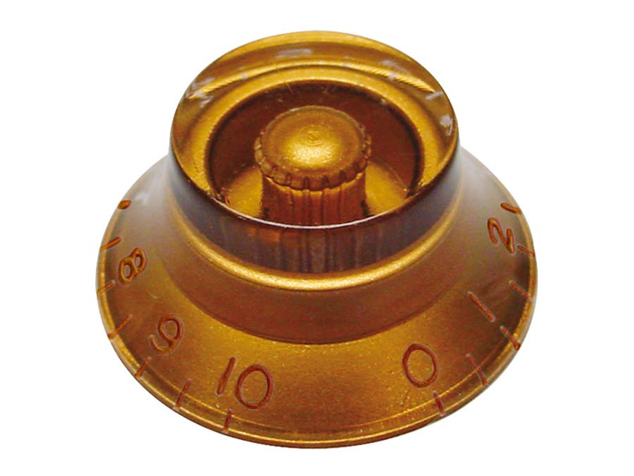 Boston KA-160 bell knob, transparant amber