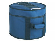 Boston DBL-10-T deluxe gigbag voor tom 10", zwart-blauw, 15 mm gevoerd hardfoam