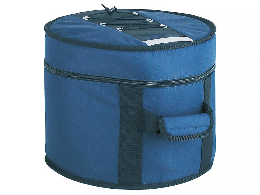 Boston DBL-14-T deluxe tom gig bag, black-blue, 15 mm. padded hardfoam, 14"