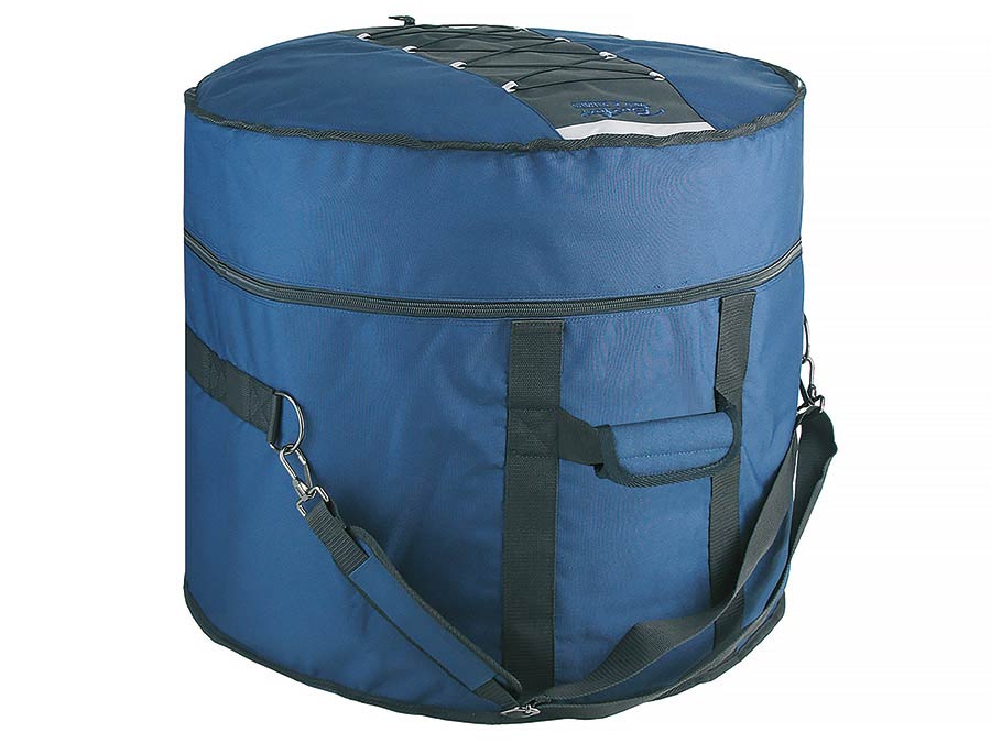 Boston DBL-16-F deluxe gigbag voor floortom 16", zwart-blauw, 15 mm gevoerd hardfoam