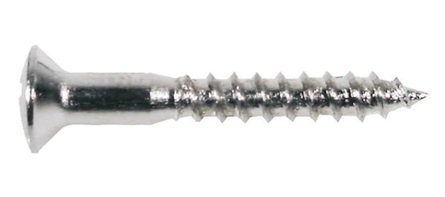 Boston WS-14-C houtschroeven 2,4 x 16 mm voor humbucker-ring 12 stuks chroom