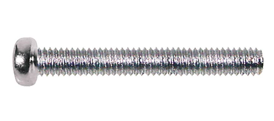 Boston PS-18-C pickup bolt, chrome, 3x20mm, 12pcs, dome head, metric, also lever switch modern