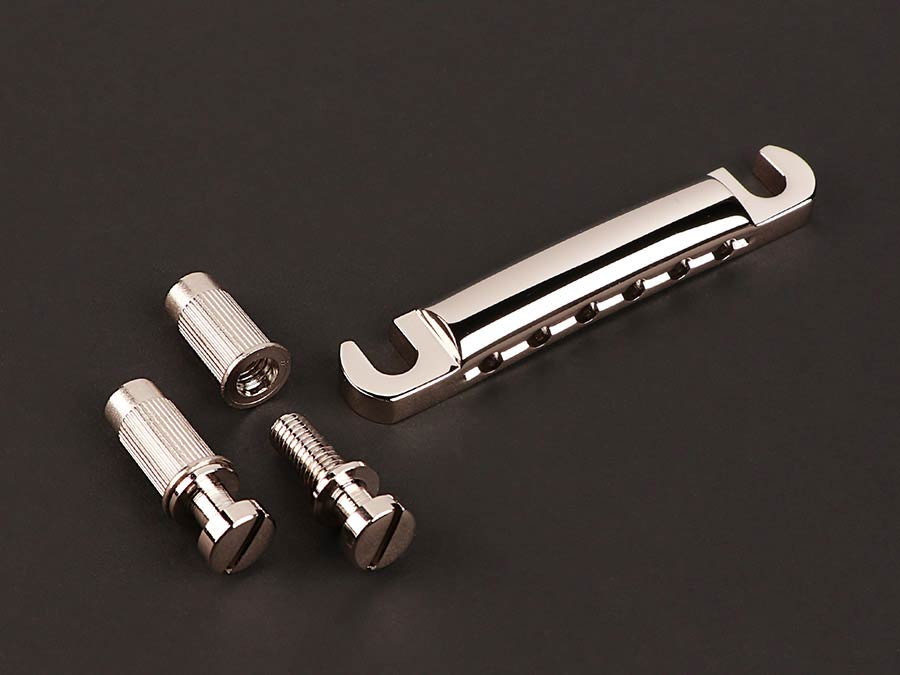 Boston T-70-AN LP-model gitaarstaartstuk aluminium met studs en ankers nikkel