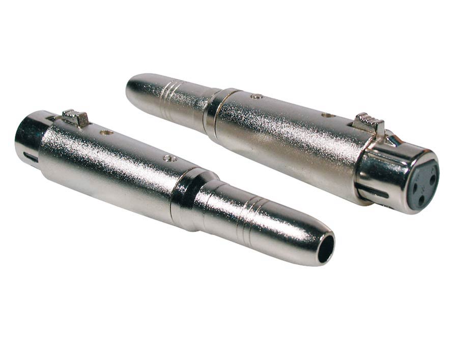 Boston AT-315 verloop plug, XLR female metaal, 6,3mm jack female stereo