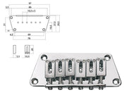 Boston B-1540-C brug-staartstuk, Stallion, pitch 10,5mm, chroom