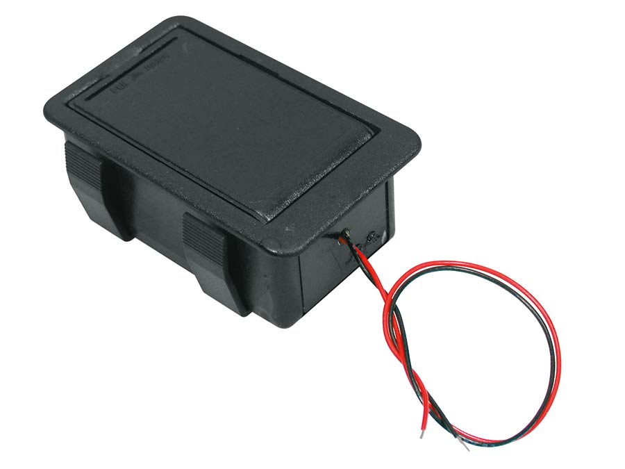 Boston BH-2200 batterij houder, horizontaal, clamp model, (36x56mm)