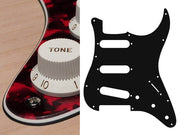 Boston ST-313-RR slagplaat, Stallion, 3 ply, tiger red, standaard, SSS, 3 pot holes, 3-5 switch