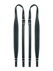 Boston 45-L-CS accordeon riemen, 80-96 bassen, 92-97 x 4,5cm, split leder, skai voering, zwart