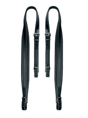 Boston 60-L-CS accordeon riemen, 80-96 bassen, 92-97 x 6,0cm, split leder, skai voering, zwart