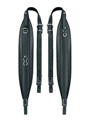 Boston 80-L-CS accordeon riemen, 96-120 bassen, 99-104 x 8,0cm, split leder, skai voering, zwart