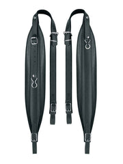 Boston 100-L-CS accordeon riemen, 96-120 bassen, 99-104 x 10,0cm, split leder, skai voering, zwart