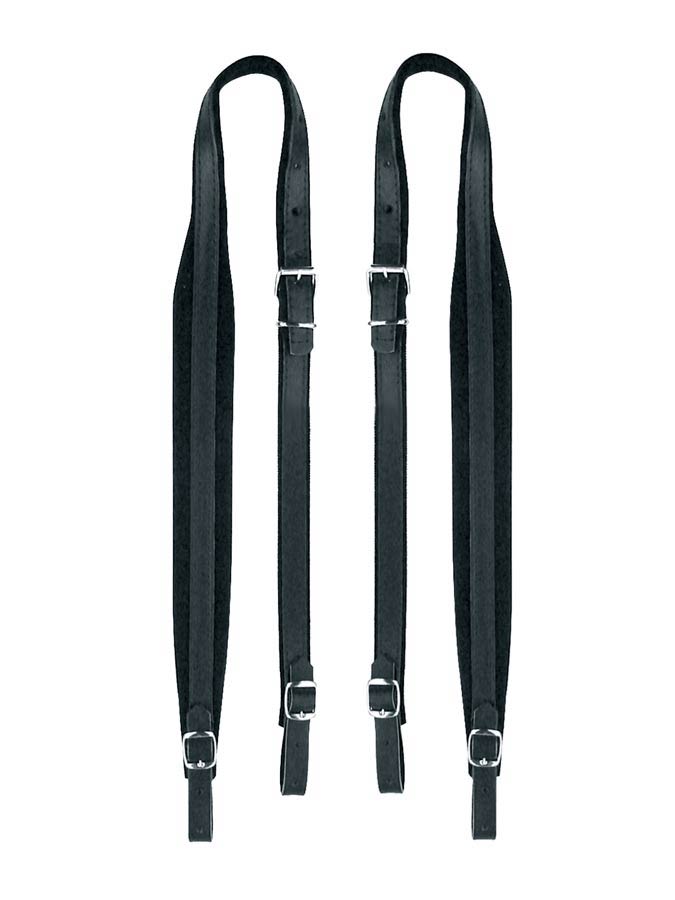 Boston 45-L-LV accordeon riemen, 80-96 bassen, 92-97 x 4,5cm, nerf leder, velours voering, zwart