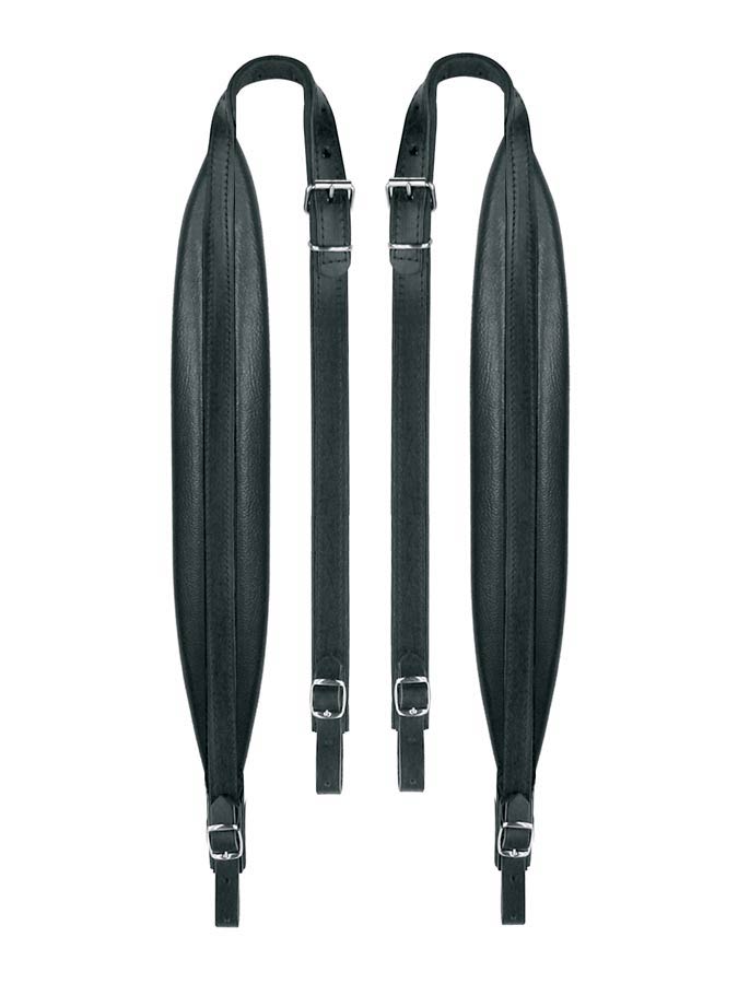 Boston 60-L-LS accordeon riemen, 80-96 bassen, 92-97 x 6,0cm, nerf leder, skai voering, zwart