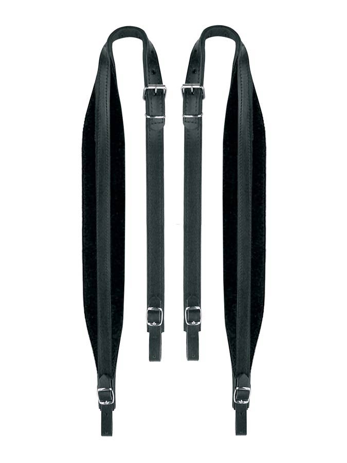 Boston 60-L-LV accordeon riemen, 80-96 bassen, 92-97 x 6,0cm, nerf leder, velours voering, zwart