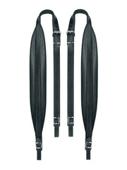 Boston 60-L-LL accordeon riemen, 80-96 bassen, 92-97 x 6,0cm, nerf leder, lederen voering, zwart