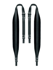Boston 60-M-LV accordeon riemen, 48-72 bassen, 82-87 x 6,0cm, nerf leder, velours voering, zwart