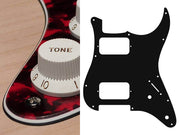 Boston ST-332-RR slagplaat, Stallion, 3 ply, tiger red, HH, 2 pot holes, 3-5 switch