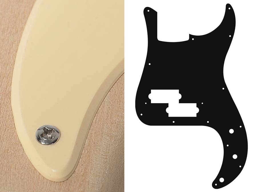 Boston PB-115-C slagplaat, Puncher bass, 1 ply, cream, standaard
