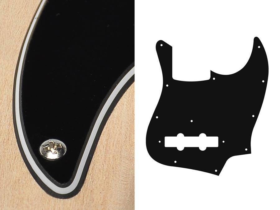 Boston JB-310-B slagplaat, Jocker bass, 3 ply, black, standaard