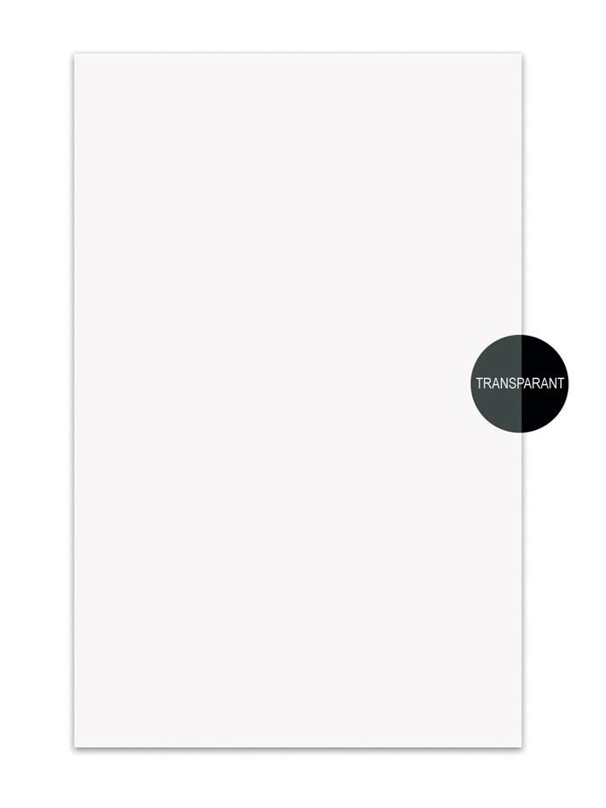 Boston PG-134-TR slagplaat materiaal, p.c. transparent, 1 ply, 45x29cm