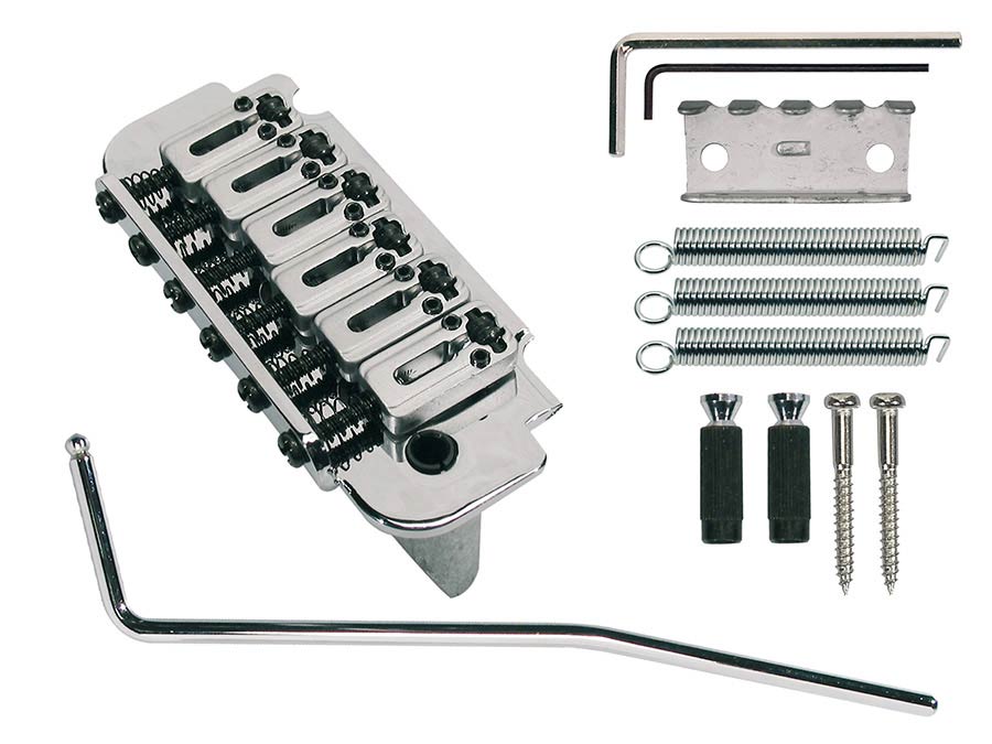 Boston T-350-C Stallion tweepunts-tremolo 10,8 mm met rolzadels chroom
