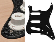 Boston ST-213-SBK slagplaat, Stallion, 2 ply, sparkling black, standaard, SSS, 3 pot holes, 3-5 switch
