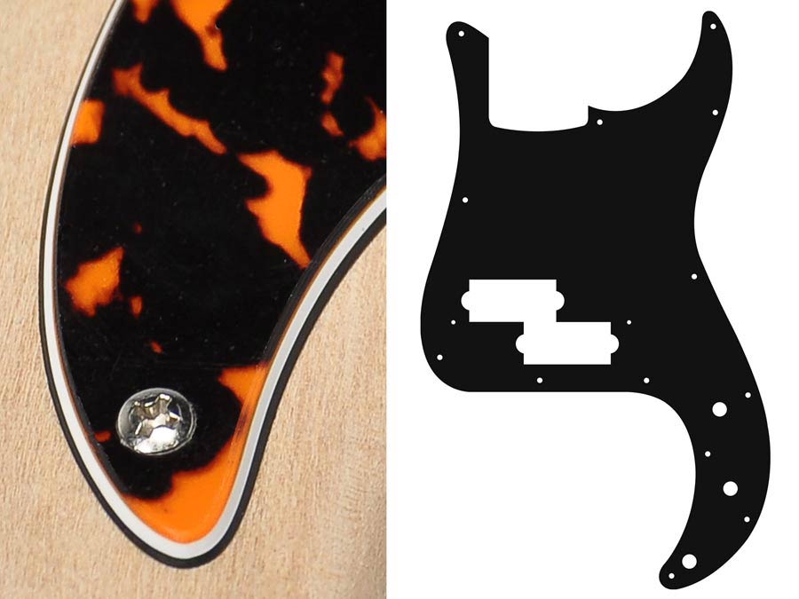 Boston PB-315-WCO slagplaat, Puncher bass, 3 ply, wildcat orange, standaard