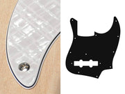 Boston JB-410-PWW slagplaat, Jocker bass, 4 ply, pearl white webbin, standaard
