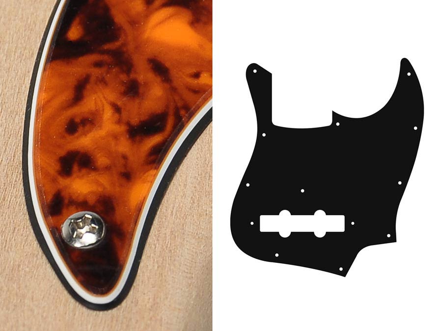 Boston JB-310-MO slagplaat, Jocker bass, 3 ply, marble orange, standaard