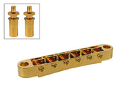 Boston B-162-G brug voor e-gitaar, "tune'o matic", goud, stud spacing 73,0mm, stud diam 6,5mm