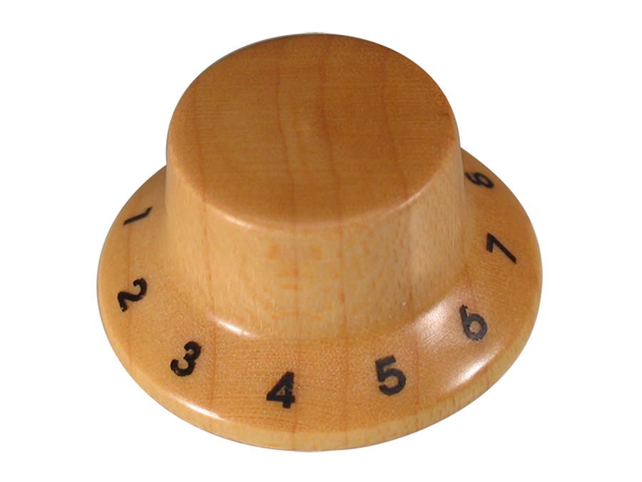 Boston KWM-310 bell knob, wood, Stallion, 25x13mm, maple