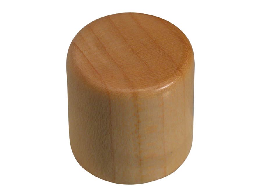 Boston KWM-370 dome knob, wood, 18x18mm, maple