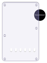 Boston BP-113-TR rugplaat, string spacing 11,2mm, transparent, 1 ply, standaard Stallion, 86x138mm